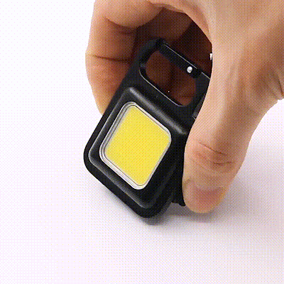 60Watt Portable LED Flashlight Keychain Flashlight Outdoor Light Work Light Mini Rechargeable Multifunctional