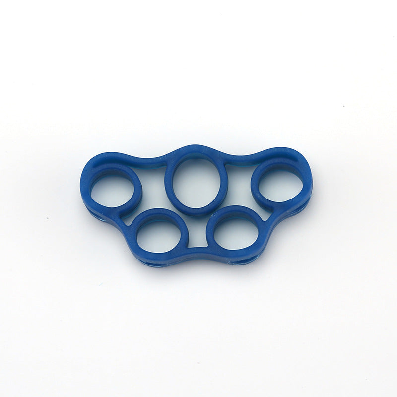 2 pcs Finger Trainer Hand Grip Exerciser for Guitar Bass Ukulele Piano Violin Music Players Dark Blue