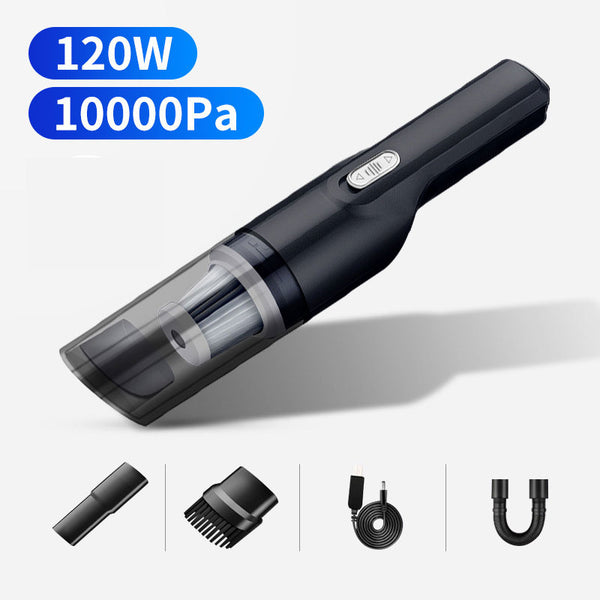 120W 10000Pa High Suction Power Cordless Portable Car Vacuum Cleaner
