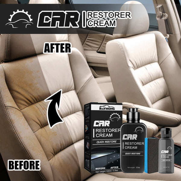 Car Interior Refurbishing Agent  Plastic Leather Tire Maintenance Polishing Car and Leather Renovated Coating Paste 100ML