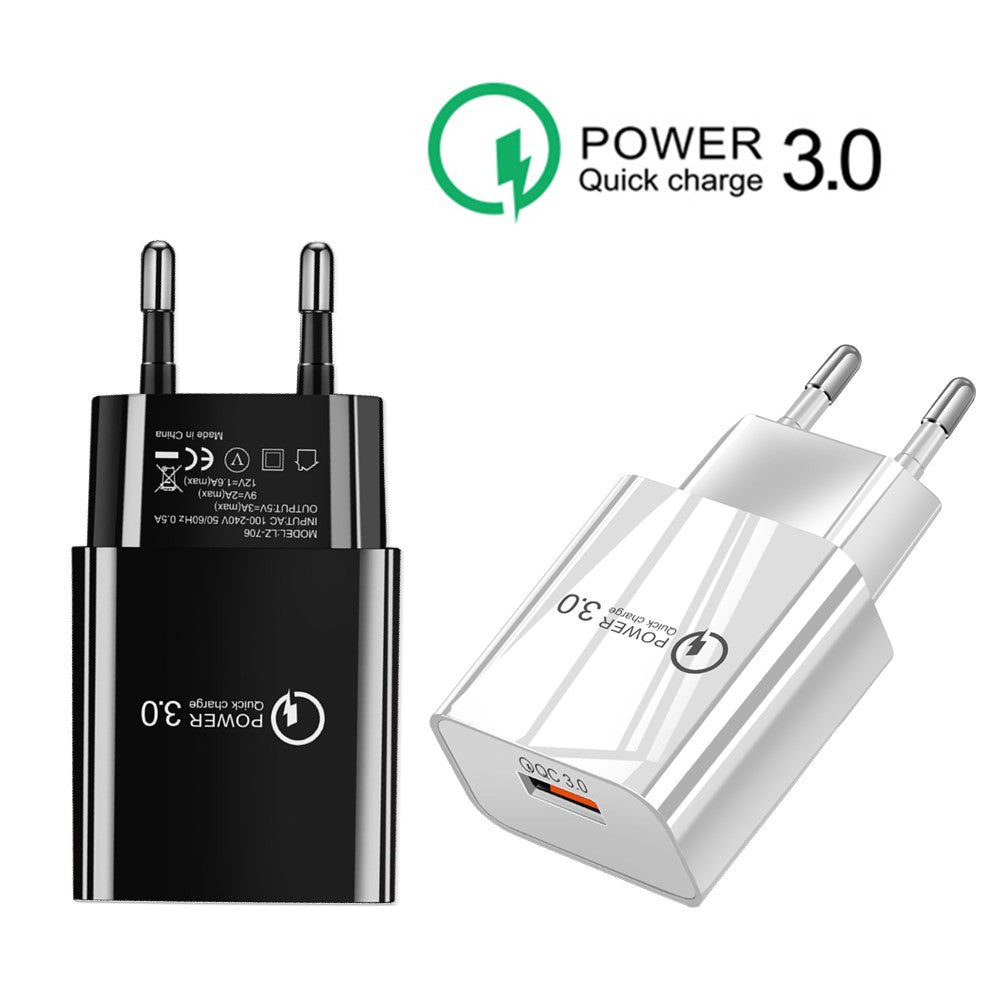 Fast Charger USB Mobile Phone Charger 5V 3A QC 3.0 Charger For iPhone Android Tablet