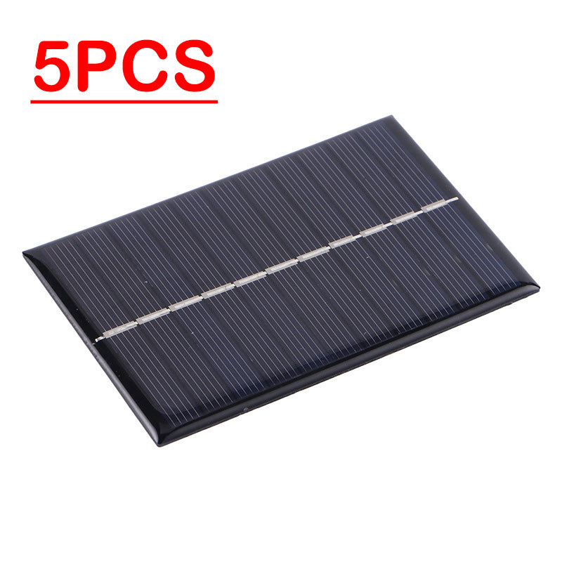 5PCS Solar Outdoor Power Photovoltaic Panels