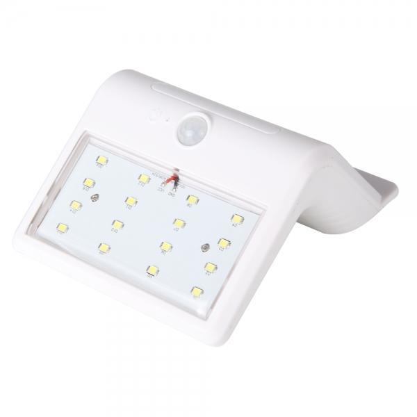 16LED Waterproof Super Bright Body Mirror Solar Garden Light White