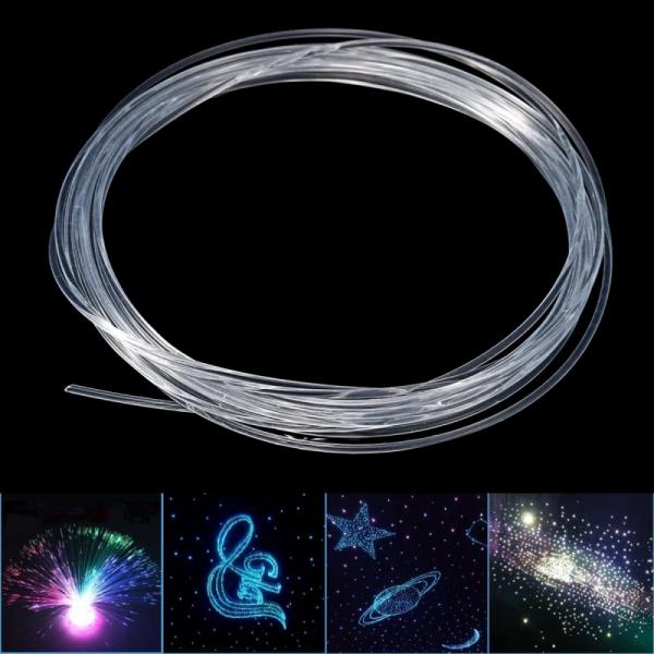 1M PMMA Side Glow Fiber Optic Cable Car Light 1.5MM
