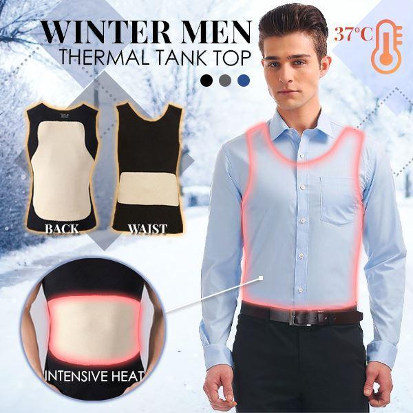 Winter Men Thermal Tank Top