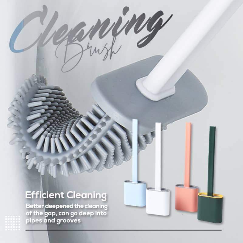No Dead Corner Toilet Cleaning Brush and Bracket Kit