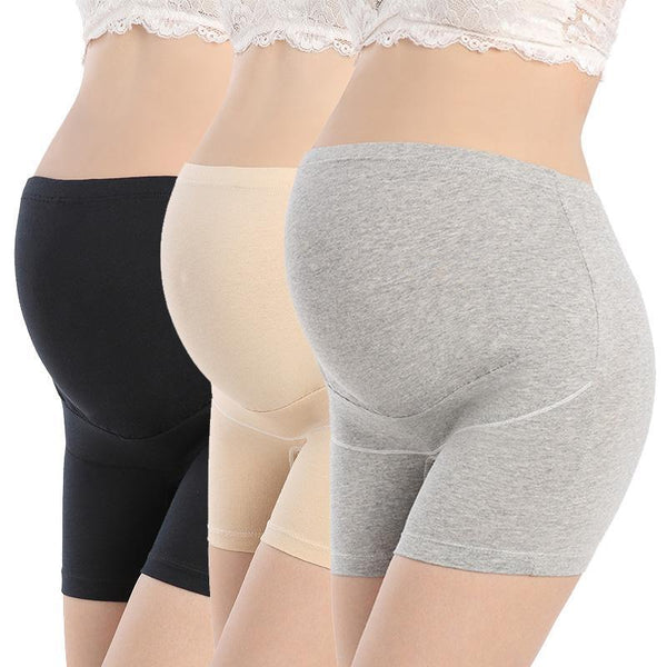 Adjustable Pregnant Women Abdominal High-waist Safety underpants Flat Pants Anti-wear Four-cornered Safety Pants