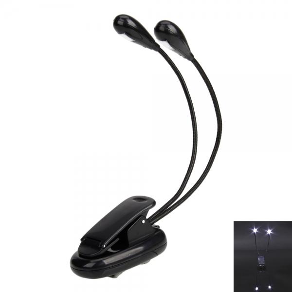 2 Dual Arm LED Music Stand Light Lamp
