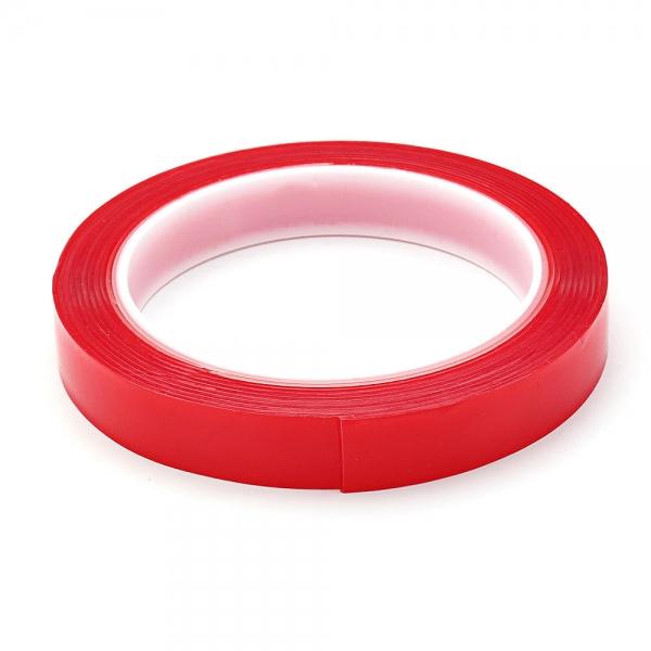 2 Roll Double Sided Adhesive Tape Acrylic Gel Transparent Glue Sticker for Car Home Decoration Fixed 3m * 1.5cm
