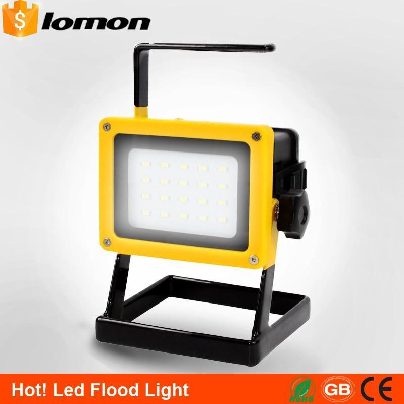 30W 20 LED Flood Lights Portable Magnetica Work Ground Light Rechargeable Torch Flood Spot Camping Outdoor Handle Emergency Light
