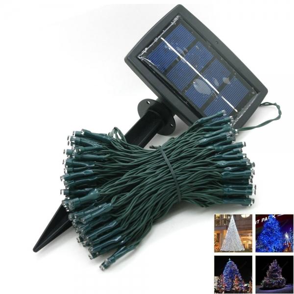 200 LED Solar Power String Light Indoor Outdoor Wedding Decor Purple