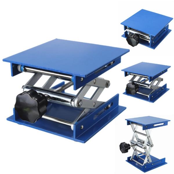 200 x 200 x 280mm Aluminum Oxide Manual Control Laboratory Lifting Platform