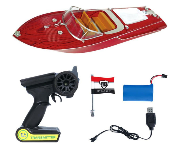 Flytec HQ2011-1 46CM 2.4G 4CH 15KM/H High Speed Racing RC Boat