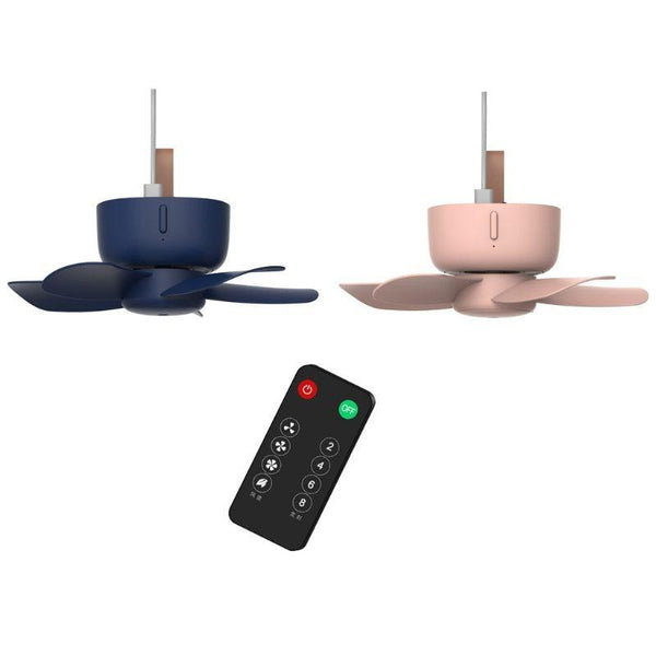 New 5V Remote Control Timing USB Ceiling Fan Air Cooler 4 Speed Fan for Bed Camping