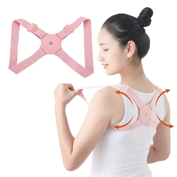 Smart Posture Corrector Intelligent Sensor Vibration Reminder Adjustable Brace Straightener Correction Trainer Back Support