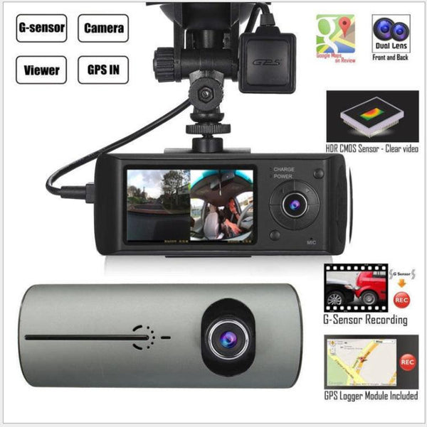 2.7inch R300 Dual Lens Auto Van HD 1080P DVR Video Camcorder Driving Recorder