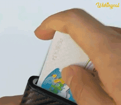 RFID Anti-theft Swipe Automatic Pop-up Card Carbon Fiber Metal Ultra-thin Multi-card Slot Wallet