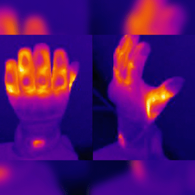 Electric Battery Heating Gloves Adjustable Temperature One size fits all