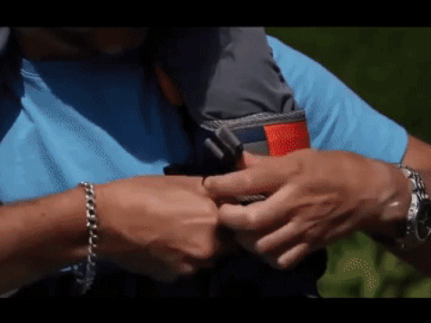 Hands-Free Shoulder Carrier with Ankle Straps