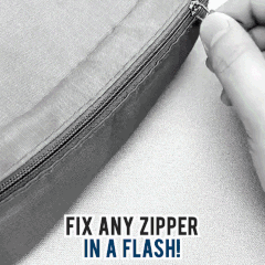 10PCS Universal Detachable Zipper Puller Set Zipper Repair Kit Replacement Zip Slider Teeth