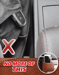 Car Leather Storage Basket