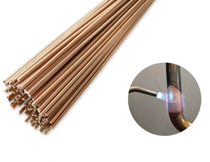 5/10PCs 50cm Brass Welding Rod Phosphorus Copper Electrode Welding Wire Soldering Rod No Need Solder Powder