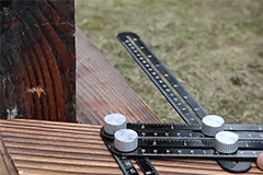 Universal Angularizer Ruler Multifunctional four-corner ruler folding ...