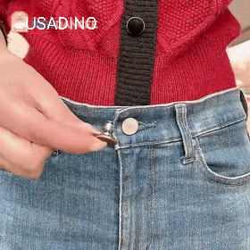 3PCS Removable and adjustable studless buttons Fits your size perfectly Adjustable waist buckle