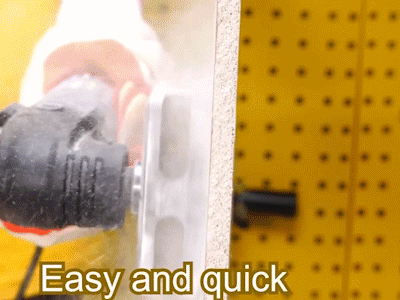 2PCS Rectangle Square Slot Cutter For Electric Drill Sharp Saw Blade Hole Cutting Tool