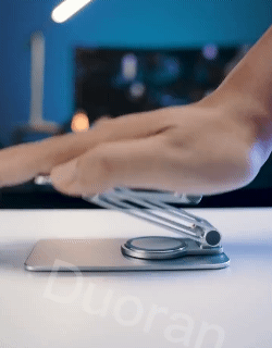 360° Rotatable Adjustable Alloy Desk Phone Tablet Holder Space Aluminum Rotatable Lift Stand