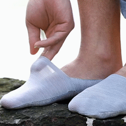 3 Pairs Invisible Slip-resistant Breathable Ice Silk Socks White+Black+Grey