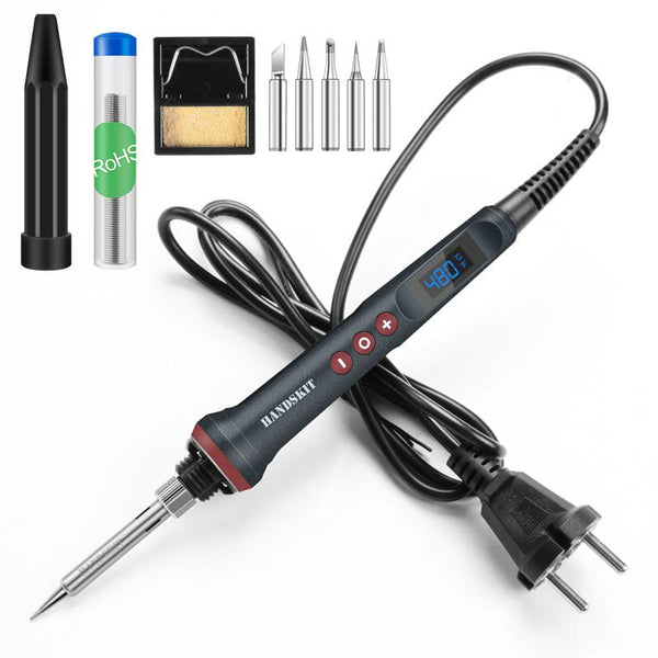 New 90W High-Power Digital Display Electric Soldering Iron 110V/220V Adjustable Temperature 4-Core Soldering Tool