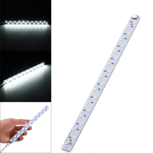 20CM Mini USB White LED Strip Light Bar Studio Cabinet Closet Lamp