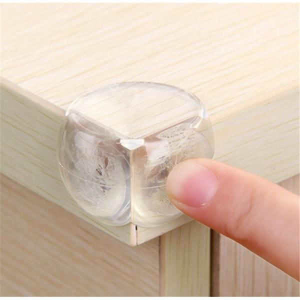 20pcs Children Safety Transparent Silicone Elastic Desk Table Protection Corner