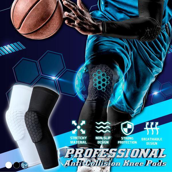 1pc Honeycomb Basketball Knee pads Leg Sleeves Cellular Football Volleyball Soccer Kneepad Calf Support Ski Cycling Leg warmer