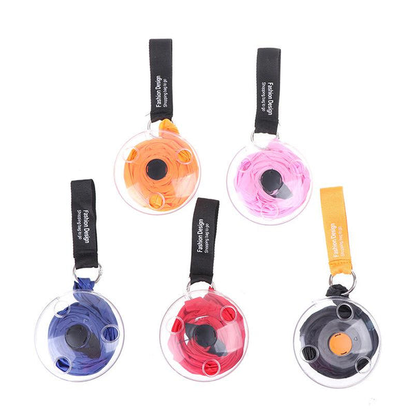 Mini Portable Folding Retractable Storage Bag Multifunctional Small Disc Shopping Bag