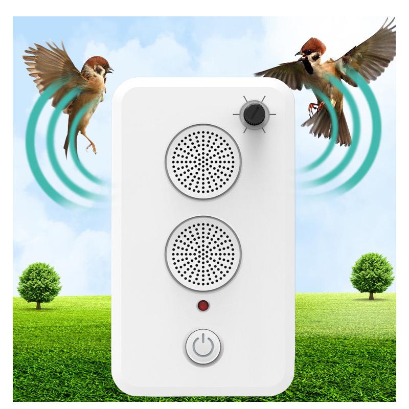 USB Charging Outdoor Double Adjustable Bird Repeller for Garden