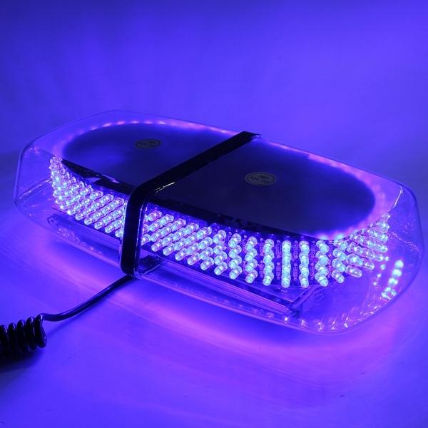 240-LED Car Roof Top Light Explosion Emergency Flashing Warning Light Strobe Light Blue