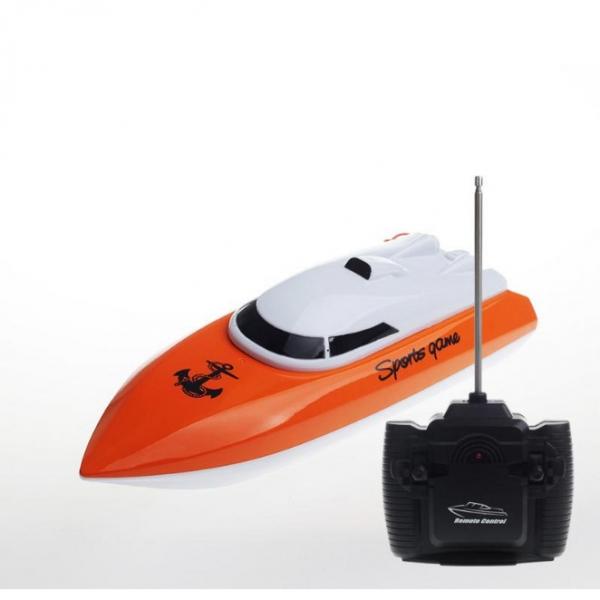 2.4G 4CH Mini High Speed Radio Control RC Racing Boat Waterproof Electric Model Gift Toys Orange
