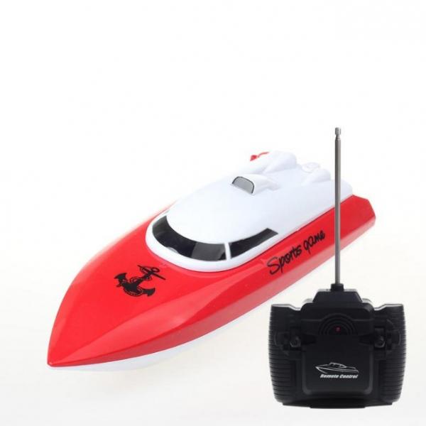 2.4G 4CH Mini High Speed Radio Control RC Racing Boat Waterproof Electric Model Gift Toys Red