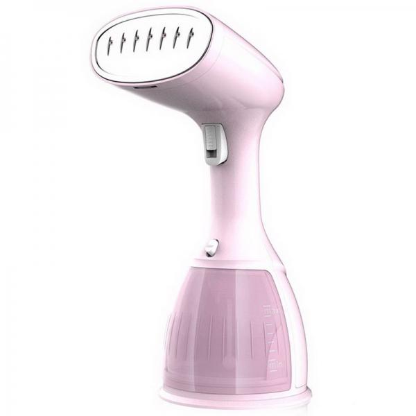 280ml 1500W Powerful Handheld Fabric Garment Steamer Portable Fast-Heat Steam Iron for Home Travelling - Pink