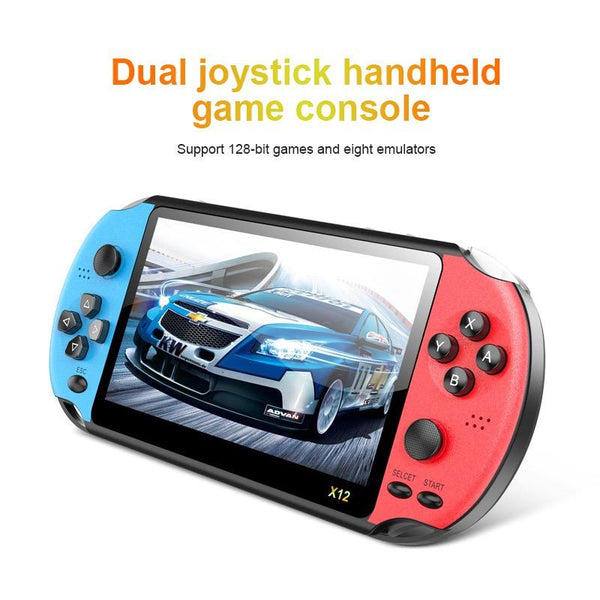 5.1 inc Handheld Game Console 128-bit retro Game Video Player with Double Rocker Built-in 2000+ Games Support TF Card TV Output For Adults or Children Gift