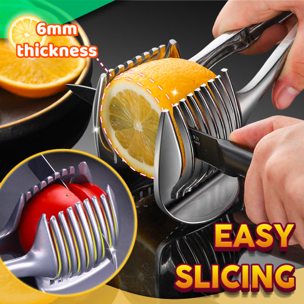 Multifunctional fruit divider Easy Handheld Fruit Slicer Tong Tomato Lemon Slicer