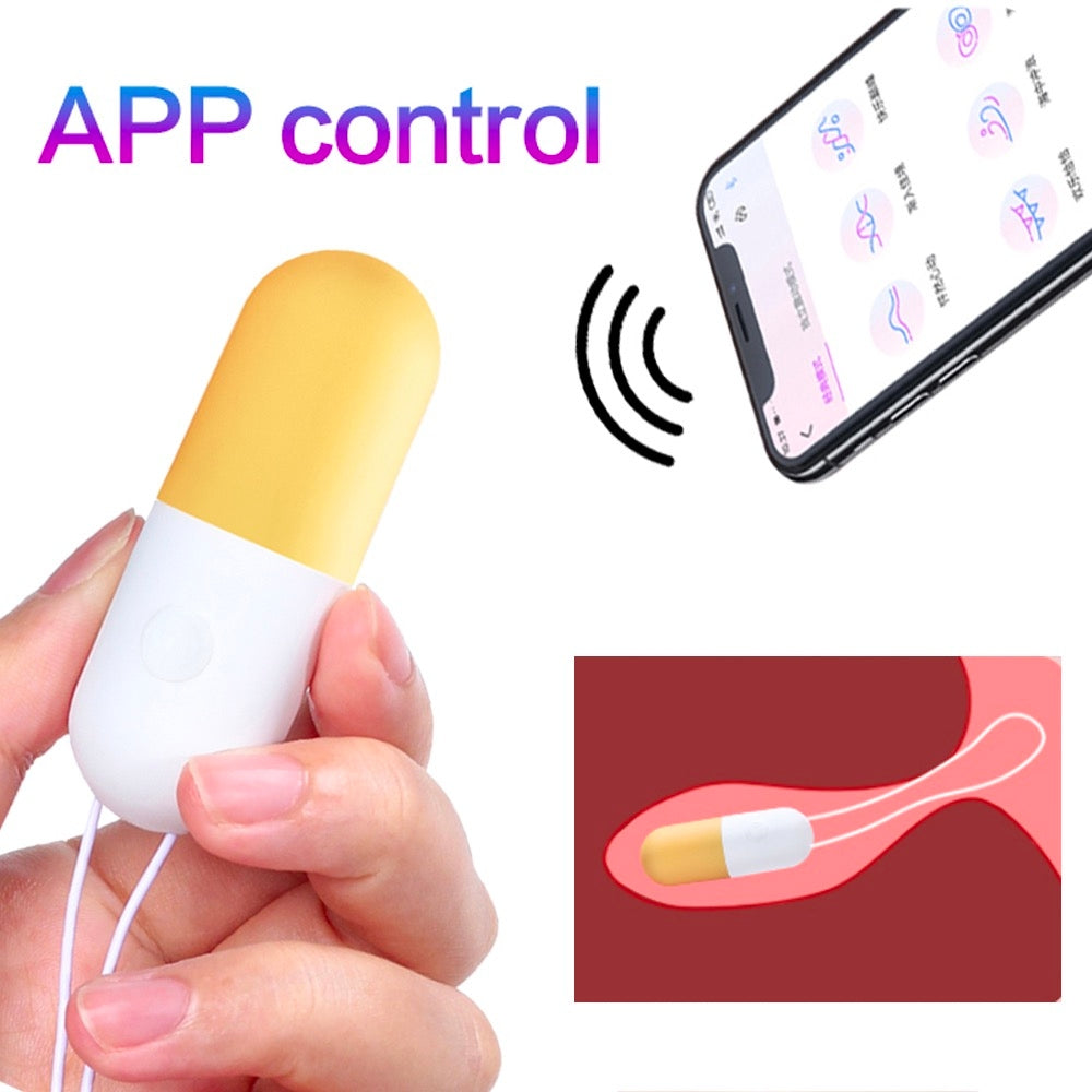 Wireless Remote Control Vibrating Mini Bullet Capsule Shaped Vibrating Egg for Women Adult Sex Toys