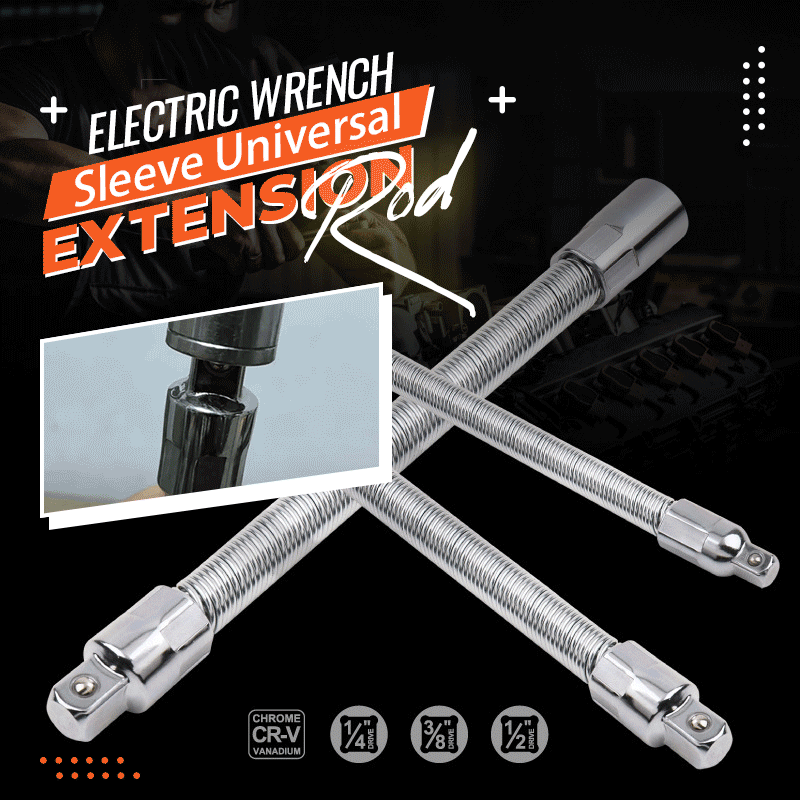 Electric Wrench Sleeve Universal Extension Rod Interface-1/4 (6.35mm)&3/8 (10mm)&1/2 (12.5mm)