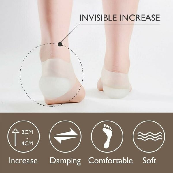 MALE/FEMALE Invisible Height Increased Insoles