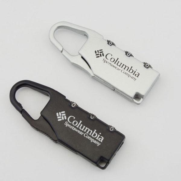 2pcs Alloy Columbia Combination Password Luggage Lock Padlock Random Color