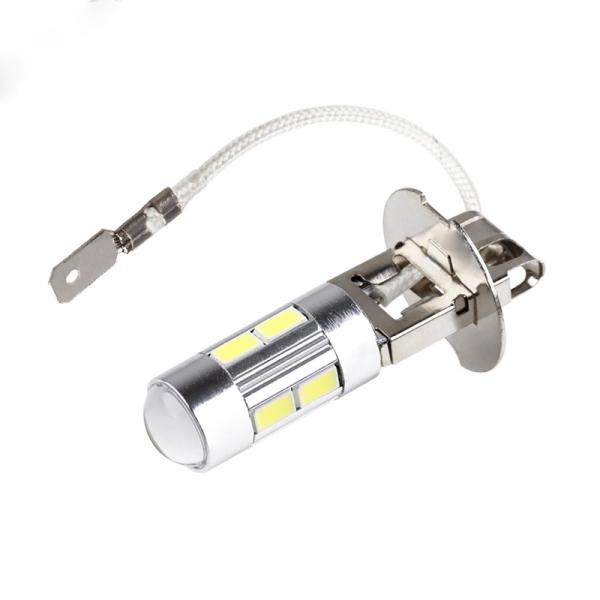 2pcs H3 Led Bulb Car Fog Lights High Power Lamp 5630 SMD Daytime Running Auto Leds bulbs Car Light 12V  - White