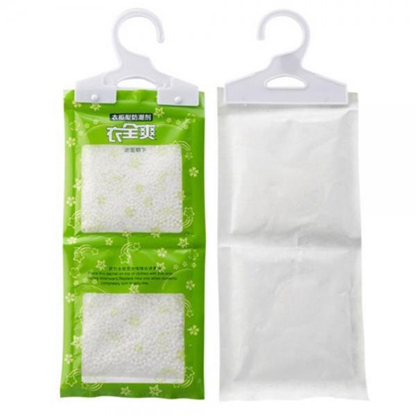 2pcs Hanging Wardrobe Clothing Antihumidity Agent Dehumidizier Clothes Drying Agent Bags