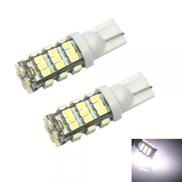 2pcs T10 20W Car Turning Light License Plate Lights - White Ligh